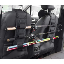 Adjustable Polyester Strap Combined Fishing Rod Holder for Car Backseat Vehicle Fishing Pole Storage Rack